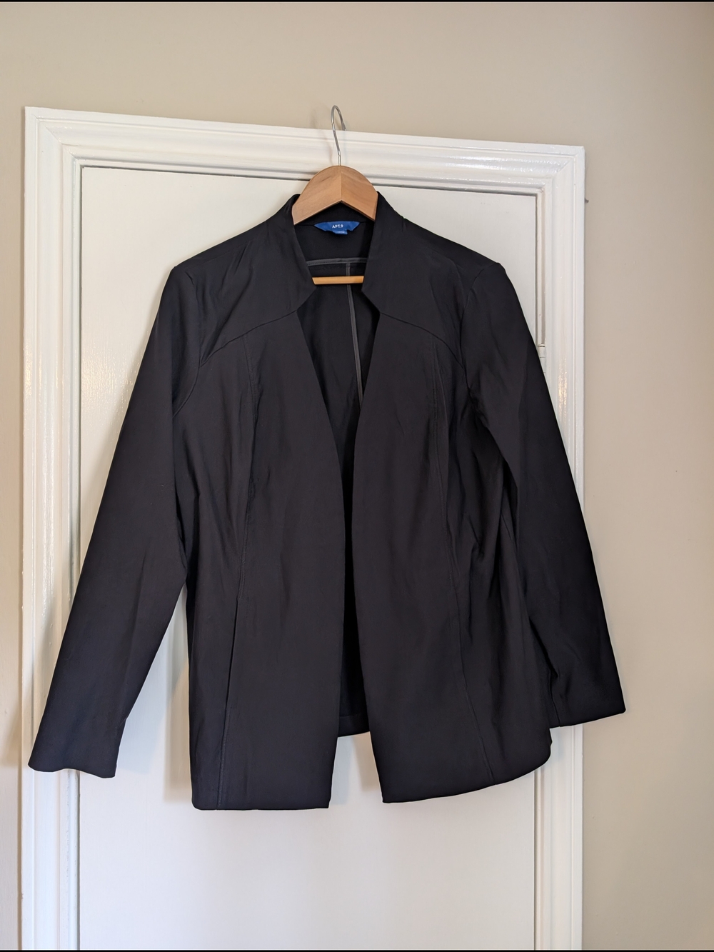 Apt. 9 Black Open-Front Blazer Jacket